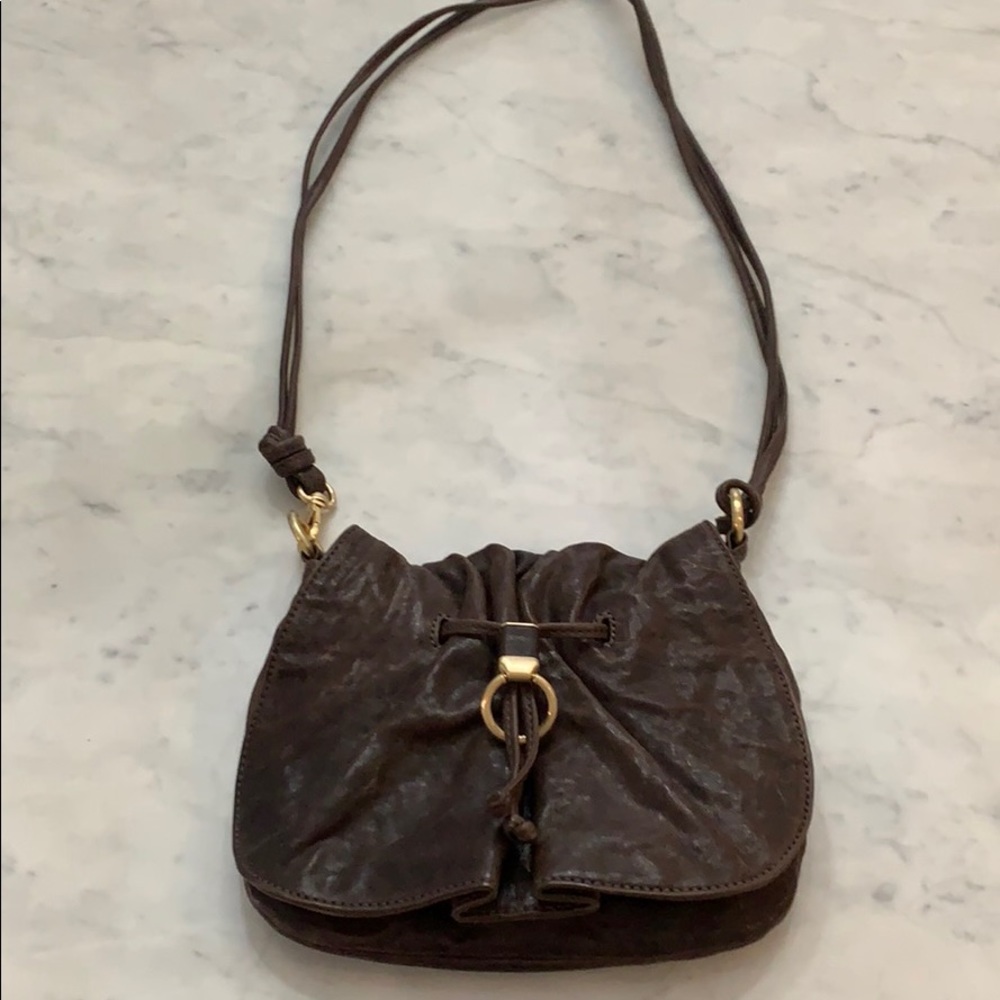 Cole Haan Distressed Leather Crossbody